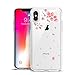 Xawy 3A11PS0192 ESR Case Compatible for IPhone X/XS, Cherry Blossoms Soft Cute Cartoon Pattern Design TPU Protective Cover for IPhone 5.8