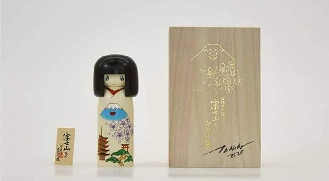 Amazon Co Jp 限定品 村上隆 卯三郎こけし 富士山ちゃん サイン入り Stars展 スターズ展 六本木 森美術館 コラボ Murakami Takashi 人形 ホビー 通販