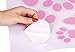 jollylife 24PCS Easter Bunny Paw Prints Home Floor Clings Decals Stickers-Party Decorations Ornaments