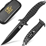 LOTHAR PHOENIX Pocket Knife, 4.7'' D2 Steel Blade