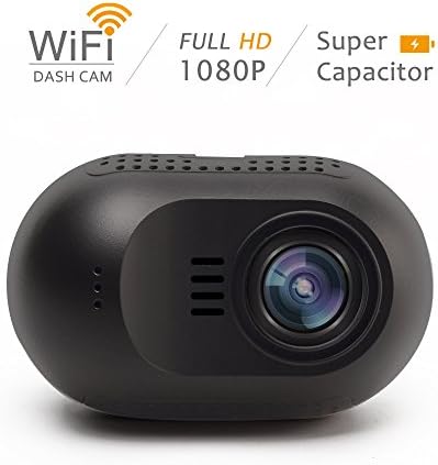 SplashETech MiniQ FHD 1080P WiFi Wireless Dash Cam with SONY CMOS Sensor, Capacitor Edition