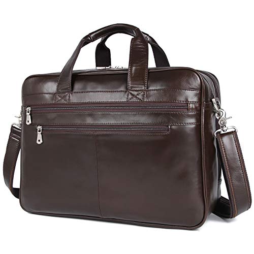 Business Bags for Men Genuine Leather Laptop Bag