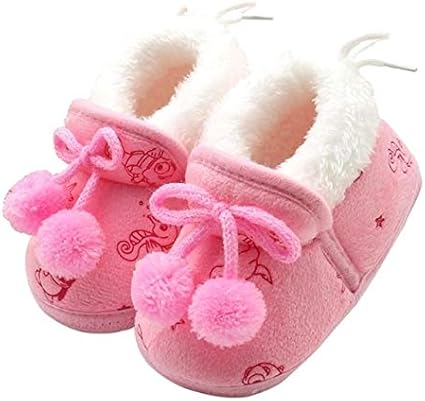 Amazon Co Jp 冬の甘い新生児女の子のプリンセス冬のブーツまずウォーカーソフト底の幼児の幼児の女の子靴 サイズ 12 5センチメートル Zhangpopoqiye Color Pink 家電 カメラ