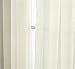 HLC.ME 2 Piece Premium Semi Sheer Voile Window Curtain Grommet Panels for Bedroom (Ivory) - 54 W x 84 L