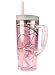 Bubba Envy Double Wall Insulated Straw Tumbler with Handle, 24 oz, RealTree Pink