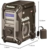 Makita MR003GZ01 12V-40V Max DAB DAB+ Job Site Radio Batteries Not Included view 6
