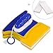 Yosoo Shape Double-Side Magnetic Glass Cleaner Wiper,with 2 Extra Cotton,for Window, Squeegee Washing Kit Equipment Household Cleaner