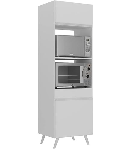mihoo Armário de Cozinha Nicho para Microondas 70 cm Veneza Gw