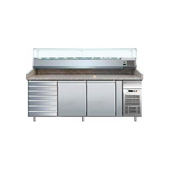 Tabla nevera mini tour pizzería showcase 202cm x80x139 RS1922 ...