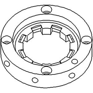 Case-IH Ramp Assembly Bearing Carrier & Overrunning Clutch Part No: A-365402R11