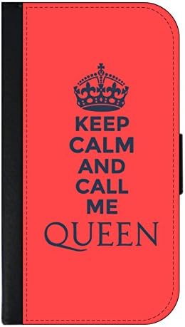 Keep Calm and Call Me Queen in Pink - Passport Cover / Card Holder for Travel