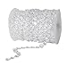 Unilove 99FT Acrylic Plastic Crystal Clear Beads String for Chandelier Curtains for Doorways Decoration 1 Roll (Type 1)