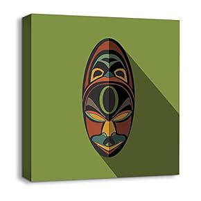 African Culture Pattern Painting Artwork for Home Framed