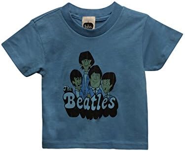 Beatles Shirt Kids - Officially Licensed Beatles t shirt kids Classic Design - Unisex -New Cotton Blend Crewneck (3T, Light Blue)