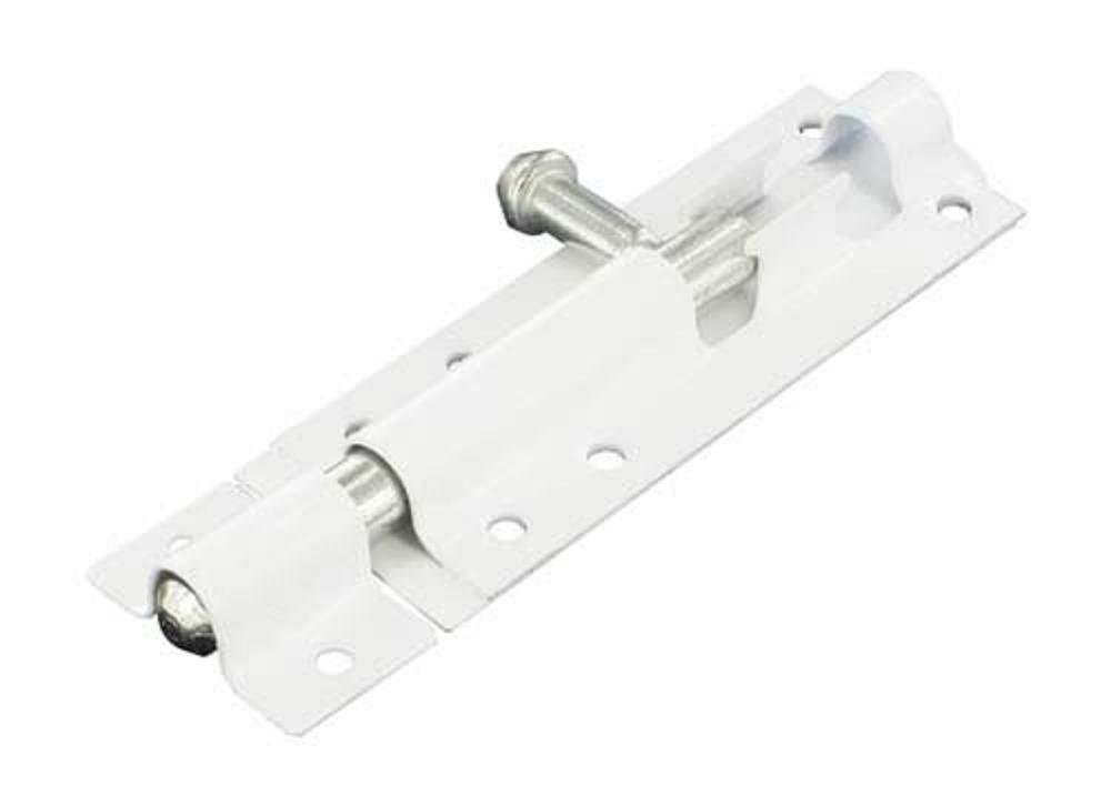 Tower Bolt White 100MM S1598