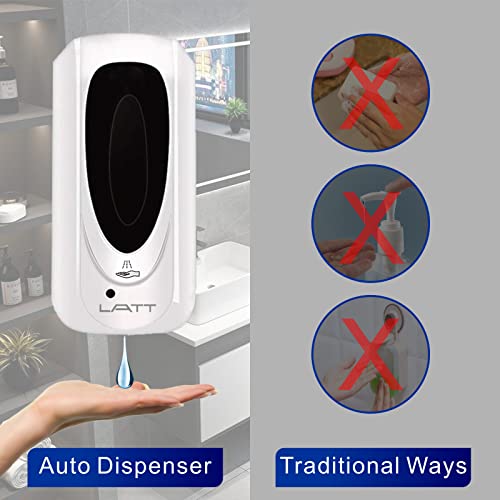 LATT Automatic Liquid Hand Sanitizer Dispenser Wall Mounted, Commercial