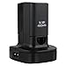 Hokyzam W05 Xbox 360 Dual Charger Charging Station Stock Dock with 2X 4800mAh Rechargeable Battery for Xbox 360 Controller-Black