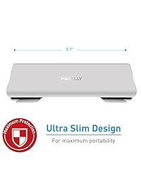 Macally con 4 puertos USB 2.0 Hub con 5 V 2 A Adaptador de alimentación y cable de 5 foot de largo (trihub4)