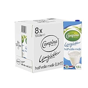 Campina Langlekker Halfvolle Melk 8 x 1.5 L