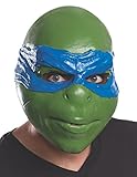 Nickelodeon Rubie's Men's Teenage Mutant Ninja Turtles Movie Leonardo Adult 3/4 Mask  Multi  One Size