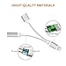 ekkd Headphone Adapter for iPhone 3.5mm Jack Headset Car Charge 2 in 1 Converter Connector Cable Headset Adaptor Splitter Dongle Aux Audio Compatible with iPhone 7/7 Plus/8/8 Plus/X/Xs/XR for iOS 10.2thumb 3