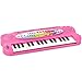 aPerfectLife Kids Piano, 32 Keys Multifunction Electronic Kids Piano Keyboard Musial Instrument Kids Microphone (Pink)