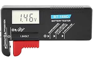 Universal Digital LCD AA/AAA/C/D/9V/1.5V Button Cell Battery Volt Tester BT-168D High Precision Household Battery Volt Checke