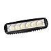 KAWELL Slim 18W LED Light Bar 6.2 Inches 6500K Waterproof Off Road Led Work Flood Light Bar for ATV SUV Jeep Boat Truck light Black