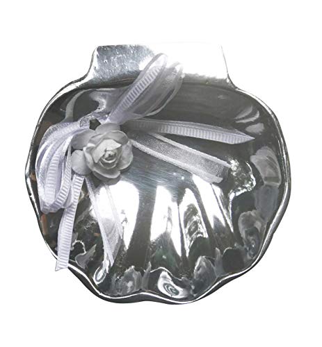 Angelitos de Mexico Ceremonial Baptism Kit Shell Towel Candle and Rosary Juego de Bautizo Artesanal - Thumbnail 2