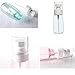 Plastic Spray Bottle for Women, 2oz Empty Travel Bottles Water Misting for Facial Body, Clear Toiletry Sprayer Setting Airless Atomizer Refillable Containers for Perfume Cosmetic Lotion 3 pcs/60ml