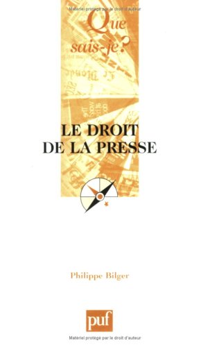 Le  droit de la presse