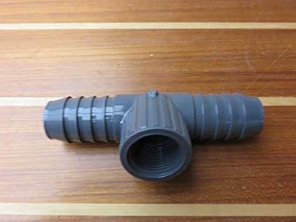 Spears 802 Sr Series Pvc Pipe Fitting Tee Schedule 80 Gray 1 2 Socket X Stainless Steel Reinforced Npt Female Industrial Pipe Fittings Amazon Com Industrial Scientific