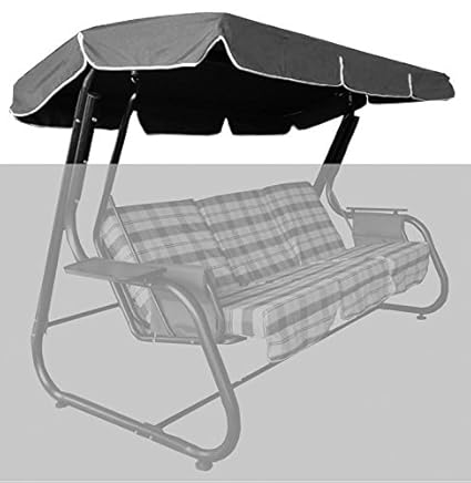 Pinkdose? Gray: Free Shipping Roof for Garden Swing/Hammock 265X160Cm, Multicolor Solid Oxford Fabric, Waterproofed Pu Coating Durable Fabric