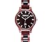 TEMPUS Classico - Two Tone Rosewood Black Sandalwood Men's Wood Wooden Watch - TWW-02 -Gift for Men