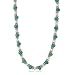 Gem Stone King 18 Inch Simulated Turquoise Howlite and Cultured Freshwater Pearl and Spacers Necklace and Earrings For Women