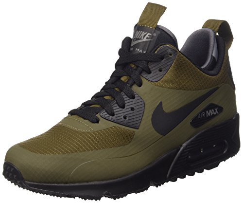 Nike Men's Air Max 90 Mid WNTR, DARK LODEN/BLACK-DARK GREY, 8.5 M US