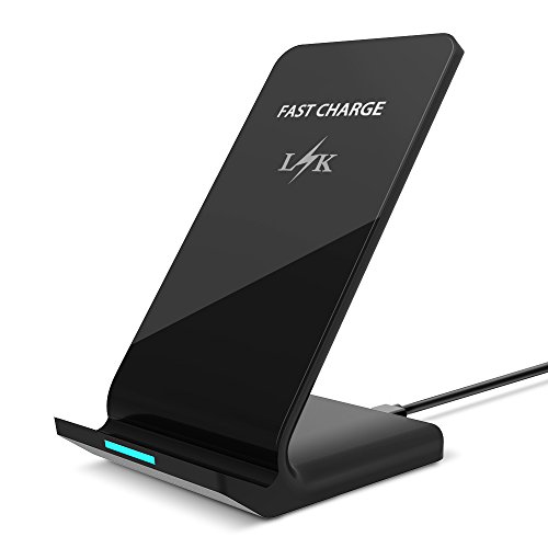 Wireless charger, lk qi fast wireless charging pad stan…