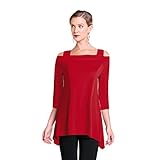 Stunning Clara Sunwoo, Peek a Boo shoulder Top or Tunic T101