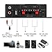 Wireless Bluetooth Stereo Mini Amplifier – 100W Dual Channel Sound Power Audio Receiver USB, AUX for Home Speakers with Remote Control – Power Adapter Not Includedthumb 2