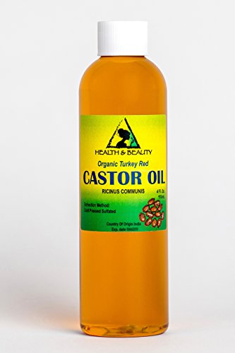 Castor Oil Turkey Red Organic Carrier Cold Pressed Hexane Free Pure 4 oz