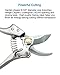 TONMA Stainless Steel Pruning Shears, Garden Scissors Pruner for Cutting Flowers, Trimming Plants, Tree, Hedge, Bonsai, Fruits Picking, Made in Japanthumb 2