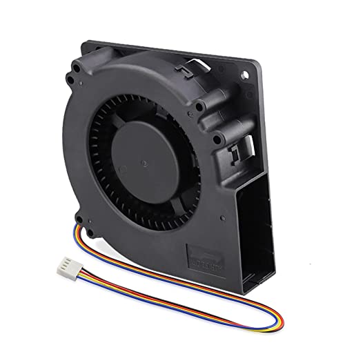 GDSTIME 120mm Blower Fan 120 x 32mm DC 12V Cooling Blower Fan 4 Pin PWM Turbo Case Fan Dual Ball Bearing Centrifugal Fan