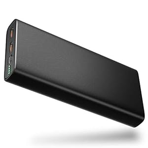 BANNIO 20.000 mAh powerbank, USB C externe accu met 18 W powerlevering, hoge capaciteit, type C PD powerbank, draagbare…