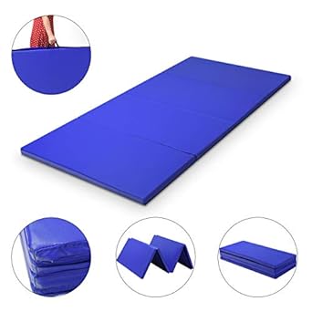 PRISP Fitnessmatte klappbar, 300cm rutschfeste Turnmatte und