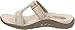 Skechers Women's Reggae Rockfest T Strap Sandal,Taupe,5 M US