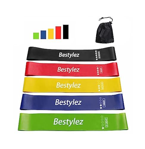 Resistance Loop Bands Set Of 5 - Exercise Bands For Legs, Glutes, Arms - Home Workout, Yoga, Pilates - View #10