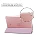 Infiland iPad Mini 1/2/3 Case - Ultra Slim Smart-shell Stand Case Cover with Translucent Frosted Back Protector (with Auto Wake/Sleep) for iPad Mini 1/iPad Mini 2/iPad Mini 3 Tablet,Rose Gold