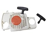 Poweka Recoil Pull Starter, Start Handle Fit for Stihl Ms170 Ms180 Ms180c 017 018 Chainsaw Replace 1130 080 2100