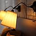 You Have Space Contemporary Wall Lamp Scones with Free Bulbs (Black/White)