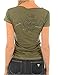 Kaporal Jeans - Women's Short Sleeve t-Shirt Salud - XS, Green
